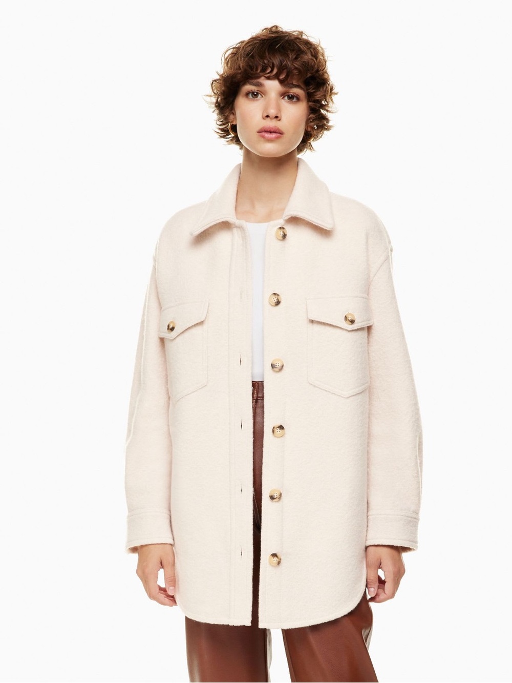 Wilfred Ganna Button-Up Shacket oversized